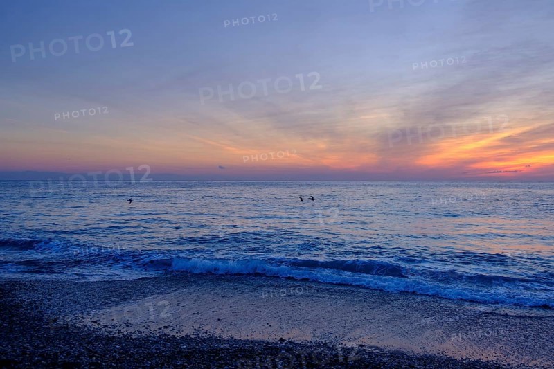 Sunrise over the sea