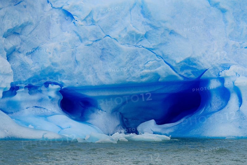 Fissured iceberg on Lake Argentino
