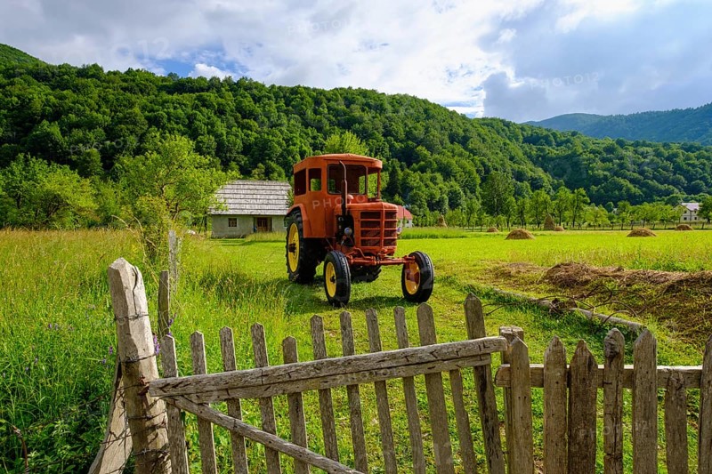 Old tractor