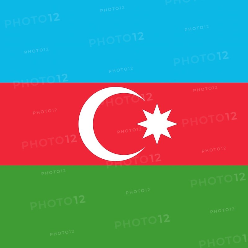 Official national flag of Azerbaijan