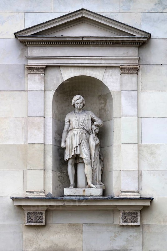 Sculpture by the Danish sculptor Bertel Thorvaldsen