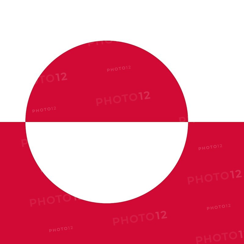 Official national flag of Greenland