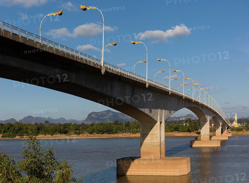 Third Thai-Laotian Friendship Bridge across the Mekong River to Laos