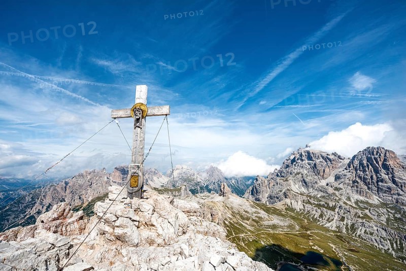 Peak cross of the Paternkofel