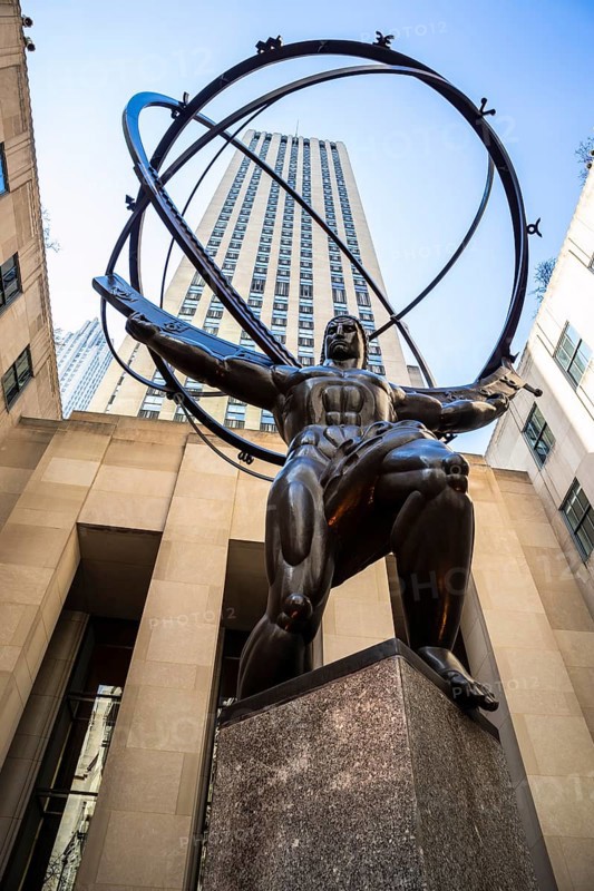 Atlas statue at Rockefeller Center