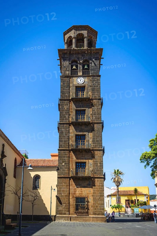 Bell tower of the church Iglesia de Nuestra Senora de la Concepcion