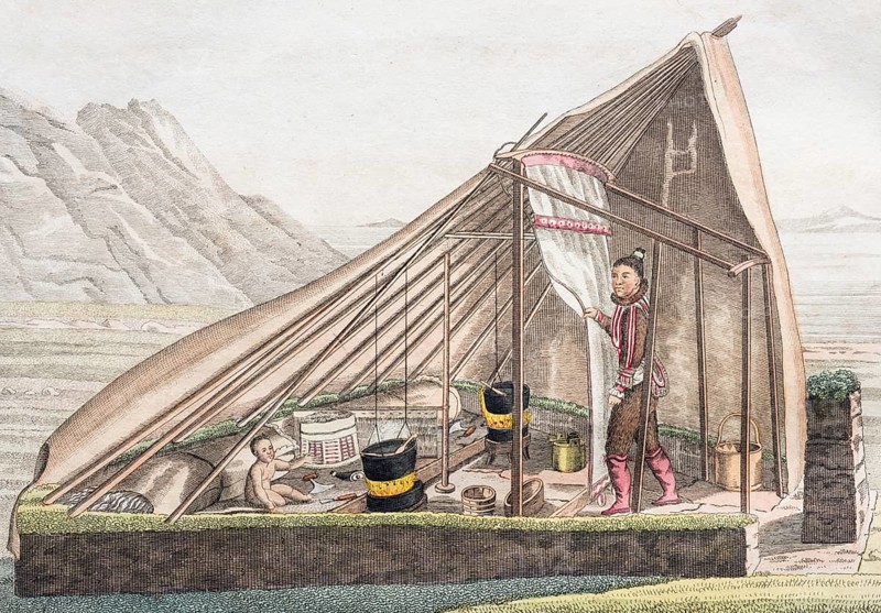 Summer tent of the Greenlanders
