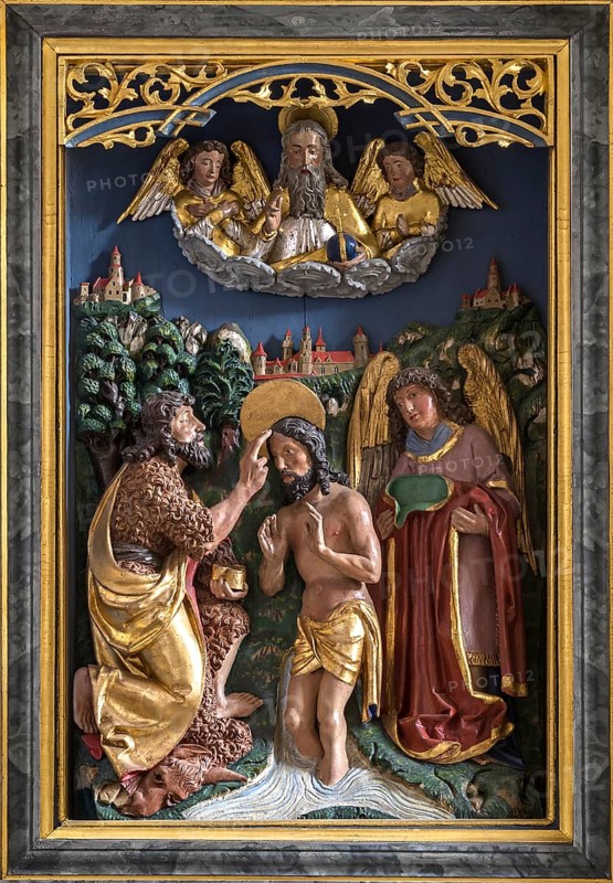 Early Gothic altar-relief from 13th century
