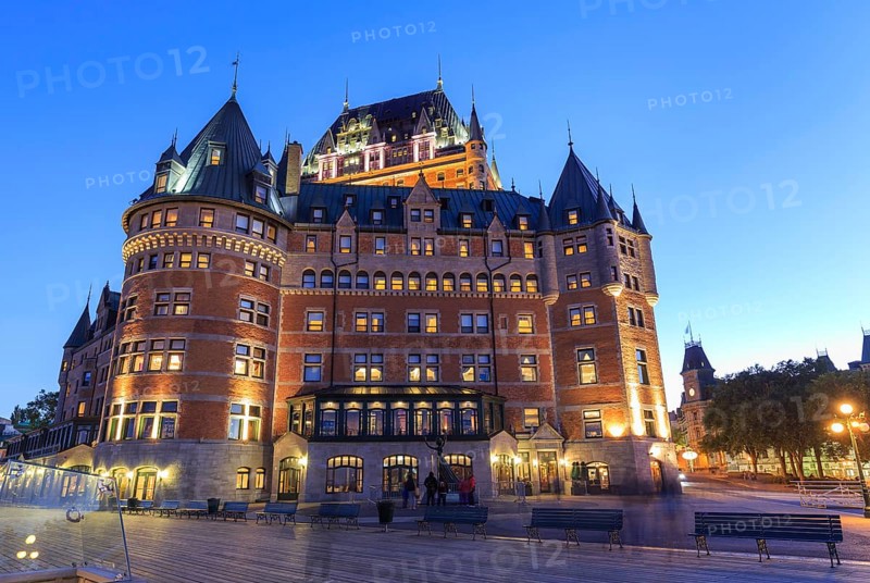 Seaside promenade Dufferin Terrace with Chateau Frontenac