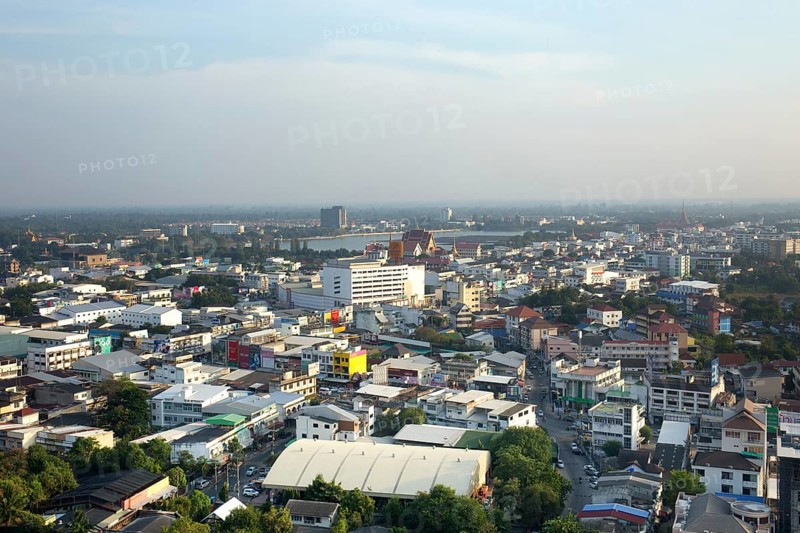 View over the city from Pullmann Hotel