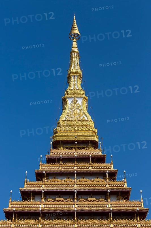 Tip of tip of nine-storey Stupa Phra Mahathat Kaen Kakhon