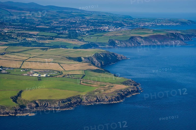 Aerial view of the Isle of Man