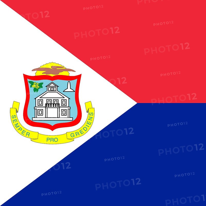 Official national flag of Dutch part Sint Maarten