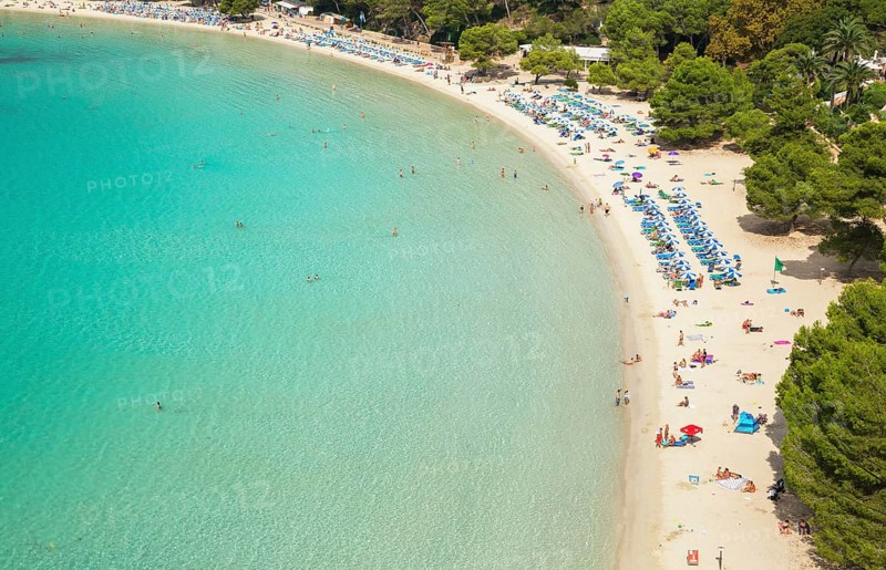 Bathers at Cala Galdana