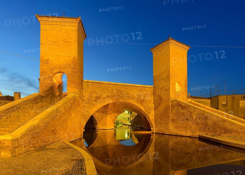 Trepponti Bridge in the evening