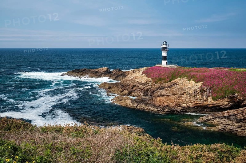 Illa Pancha Island with Lighthouse