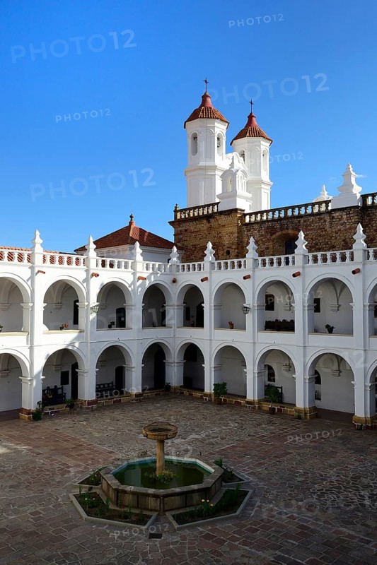 Courtyard with fountain
