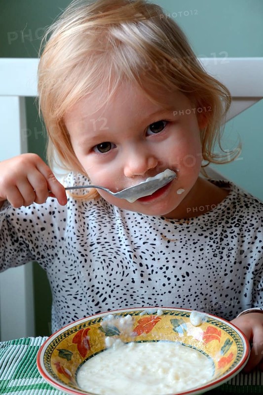 Little blond girl