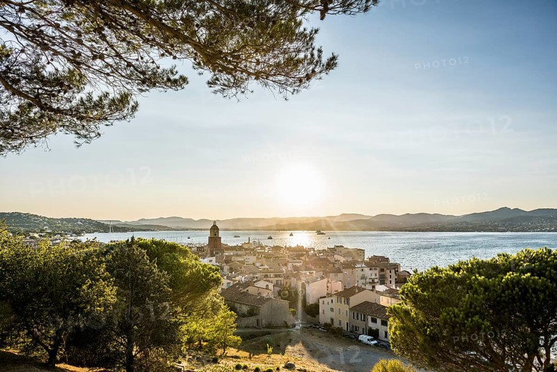 Gulf of St. Tropez at sunset