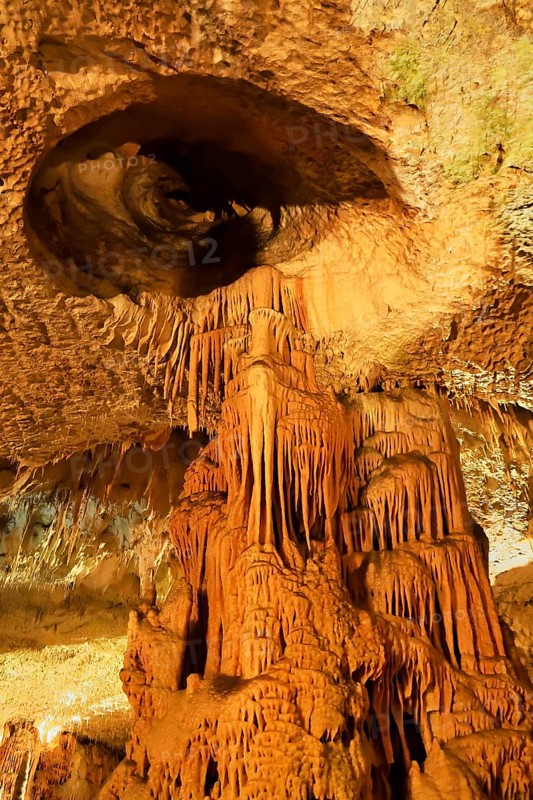 Stalactites and stalagmites