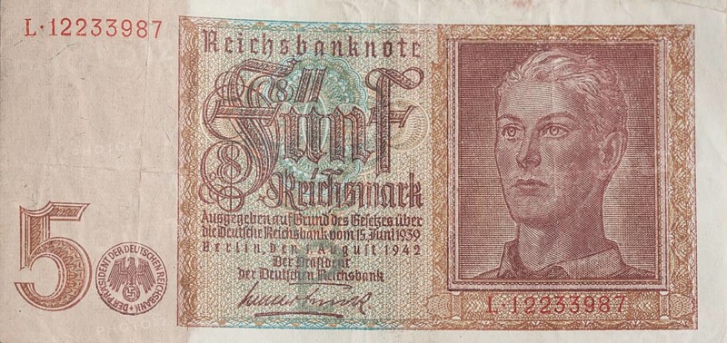 5 Reichsmark from 1942