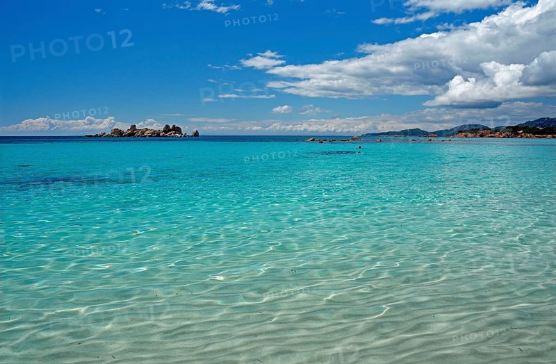 Bay of Palombaggia with turquoise green sea