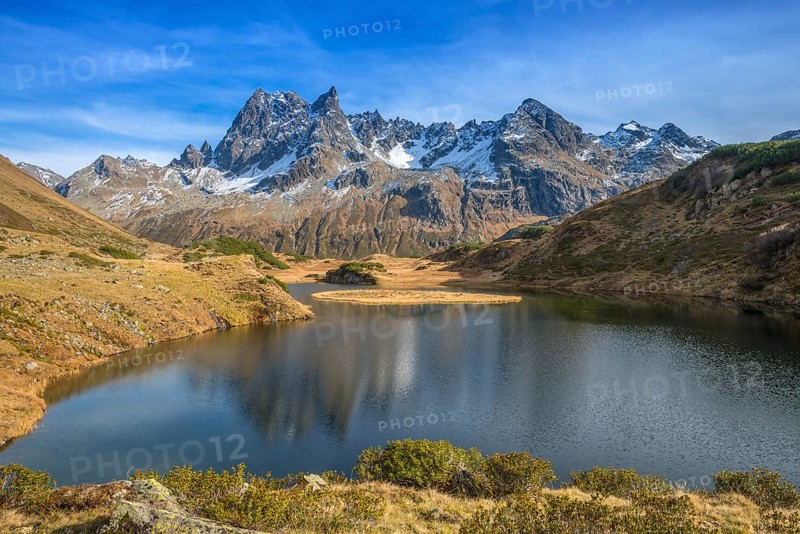 Long lake at the Silbertaler Winterjochle