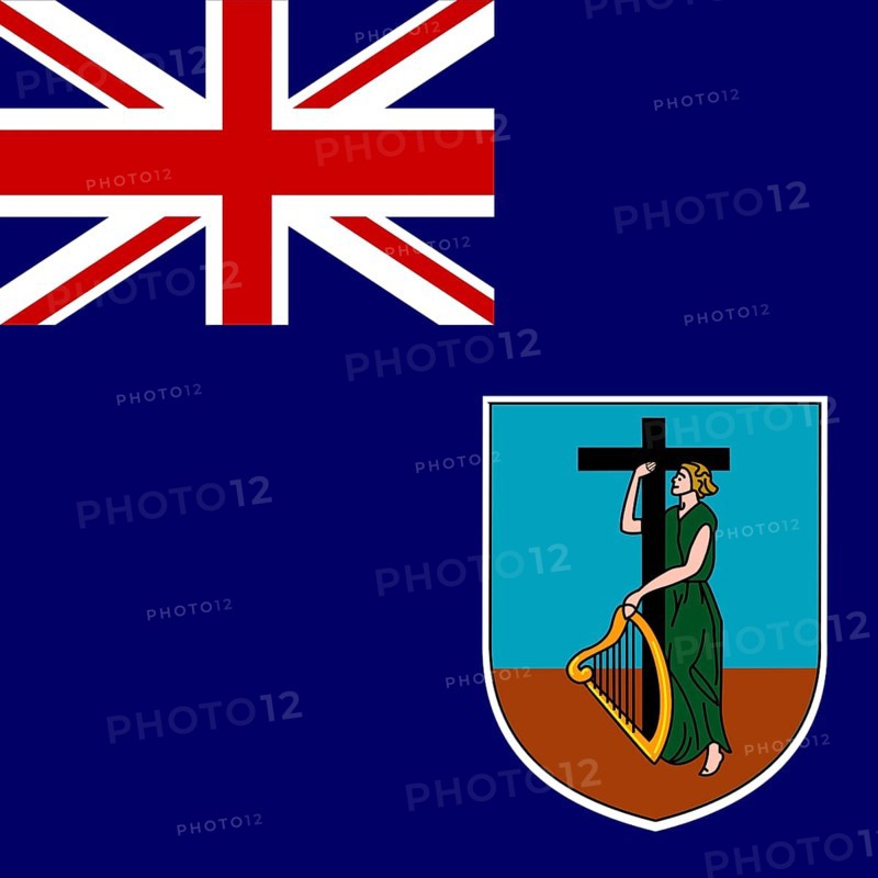 Official national flag of Montserrat