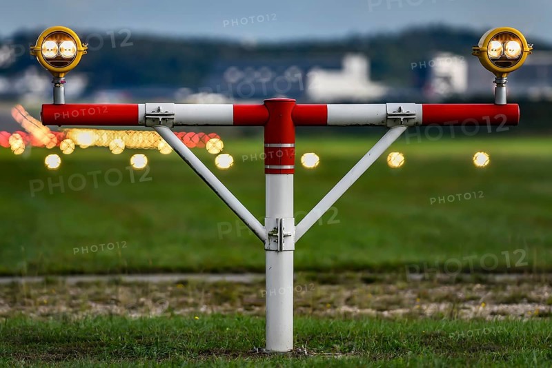Runway lighting at Kloten Airport