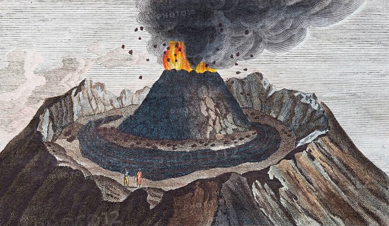 Active volcano Vesuvius