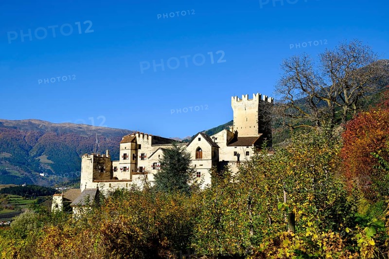 Churburg castle in autumn
