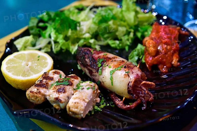 Fish plate in the restaurant Mauricio