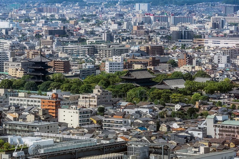 View from the Kyoto Tower