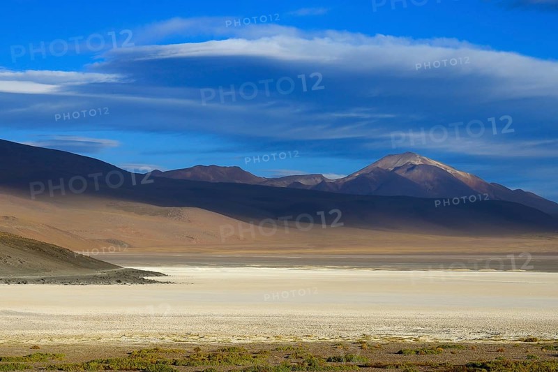 Clouds over the mountains near Laguna Ramaditas