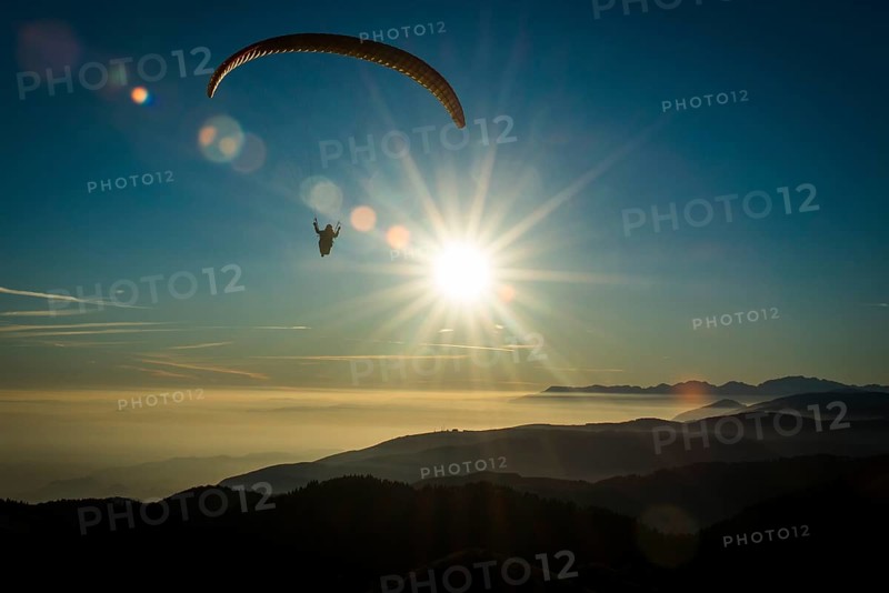 Paragliding over Monte Grappa