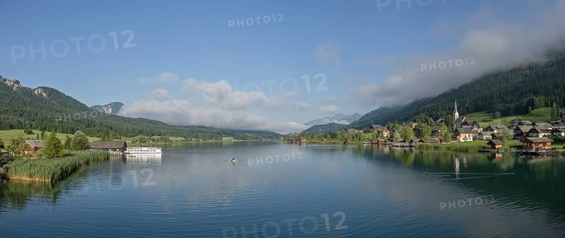 View over lake Weissensee