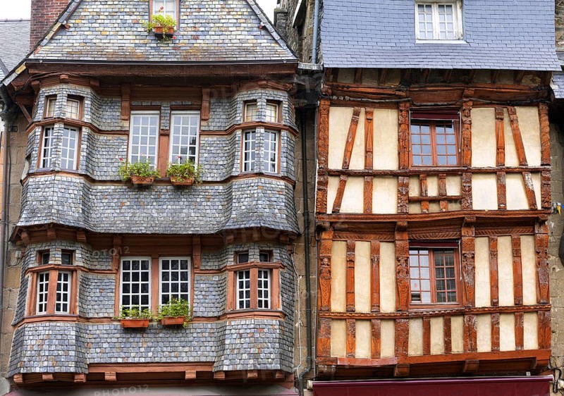 Medieval half-timbered houses