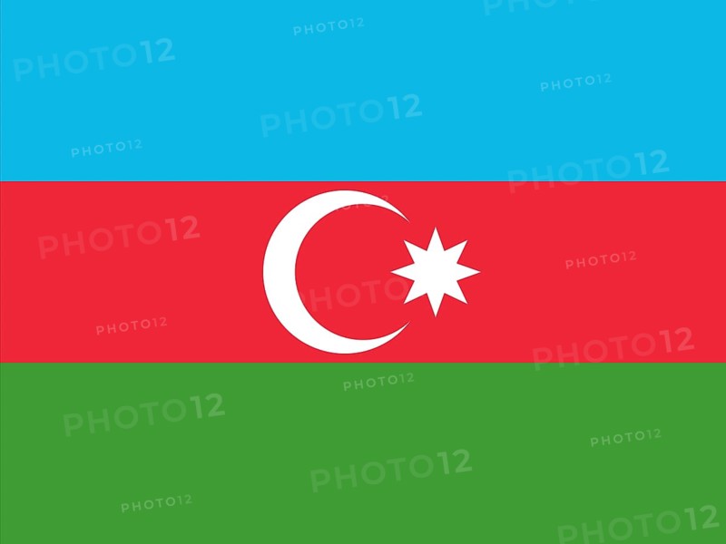 Official national flag of Azerbaijan