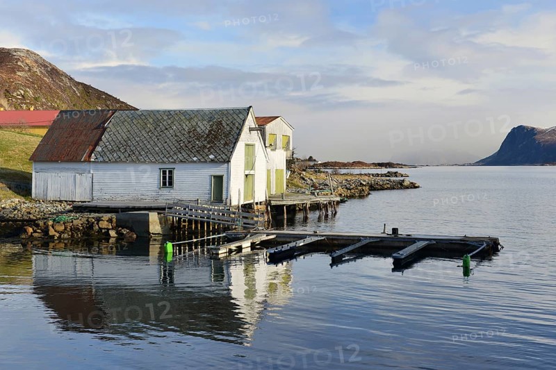Fishing huts with jetty