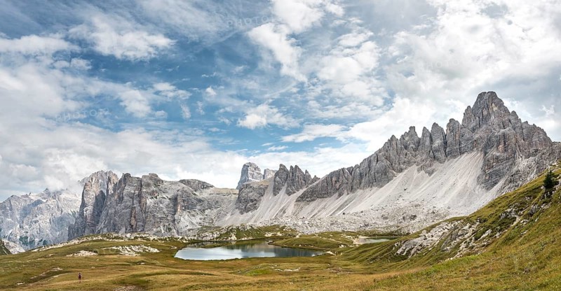Lago dei Piani at the Three Peaks Cottage with Paternkofel