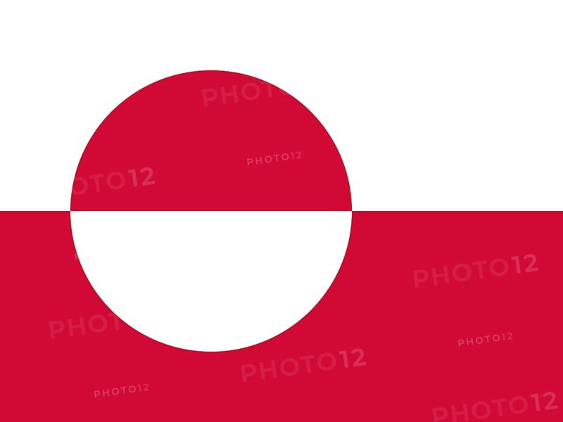 Official national flag of Greenland