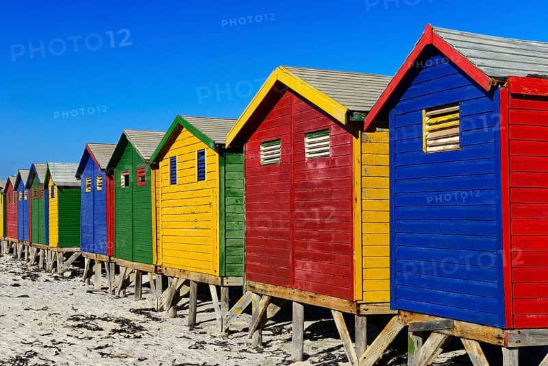 Colourful Beach house near Muizenberg