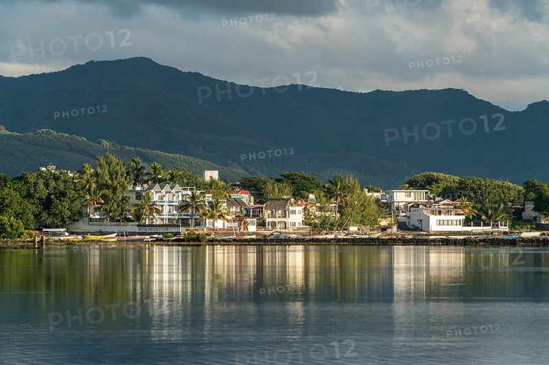 Colonial villas by the river