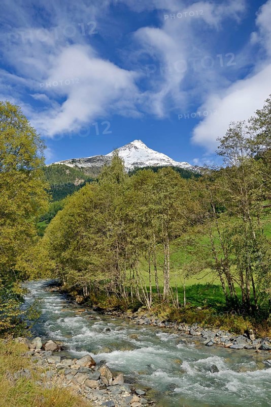 View from Molltal to Wasserradkopf 3032 m
