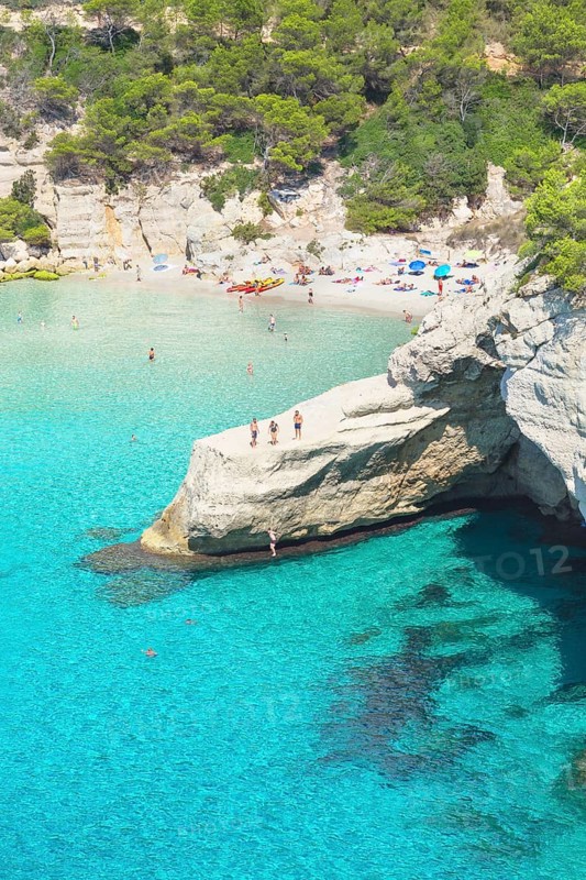 View of Cala Mitjana