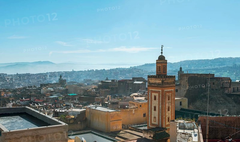 View of the old town of Fez