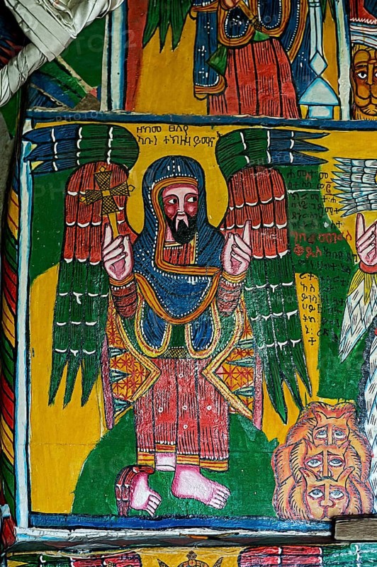 The holy monk Tekle Haymanot