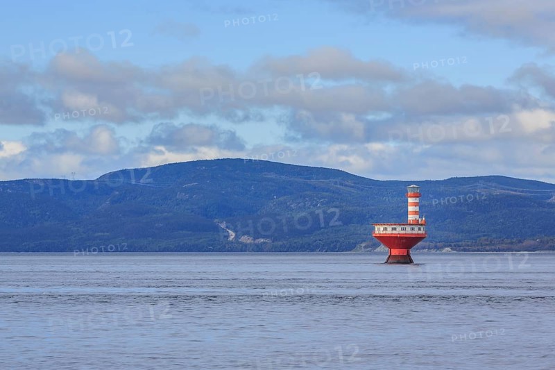 Lighthouse Phare du Haut-Fond Prince in Saint Lawrence River