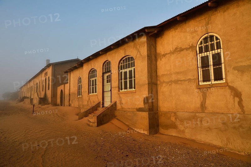 Old row of houses of the former diamond town