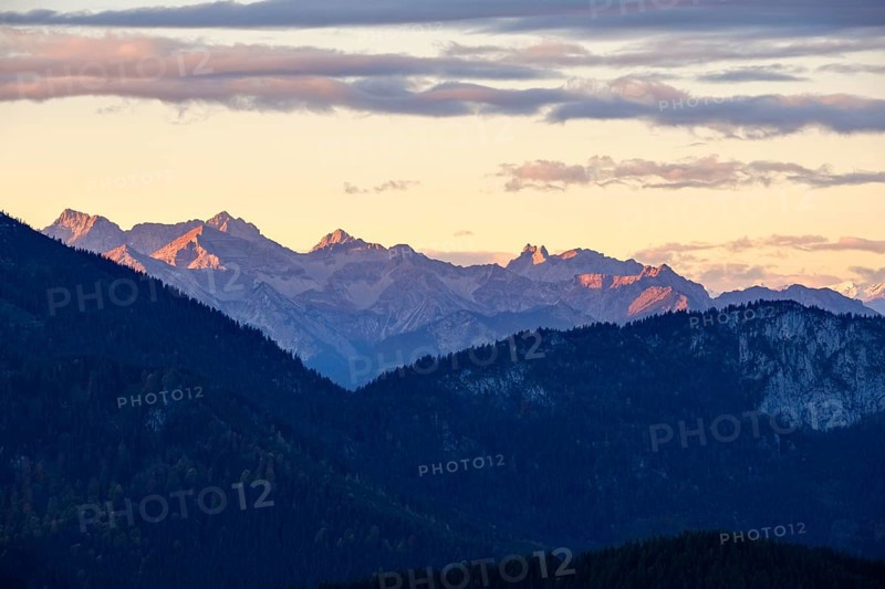 Karwendel Mountains with Hochkarspitze